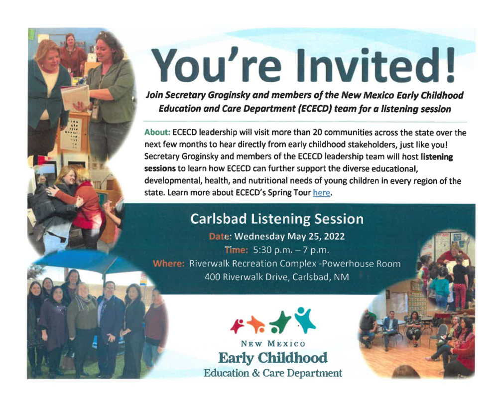 Carlsbad Listening Session  Flyer