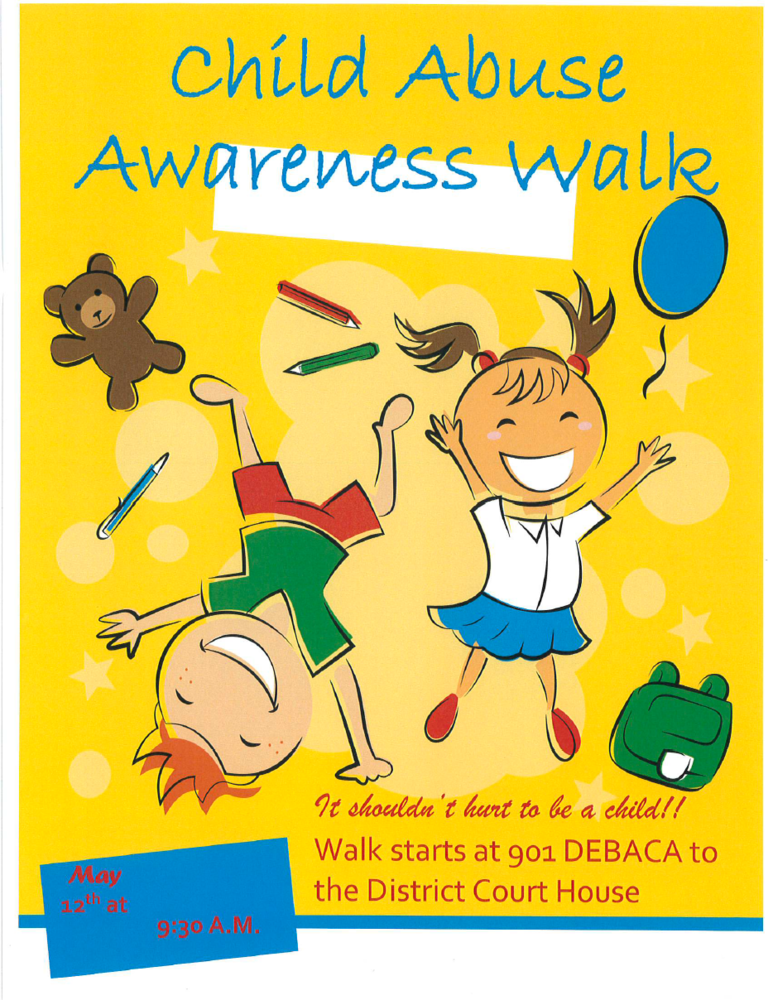 Child Abuse Awareness Walk