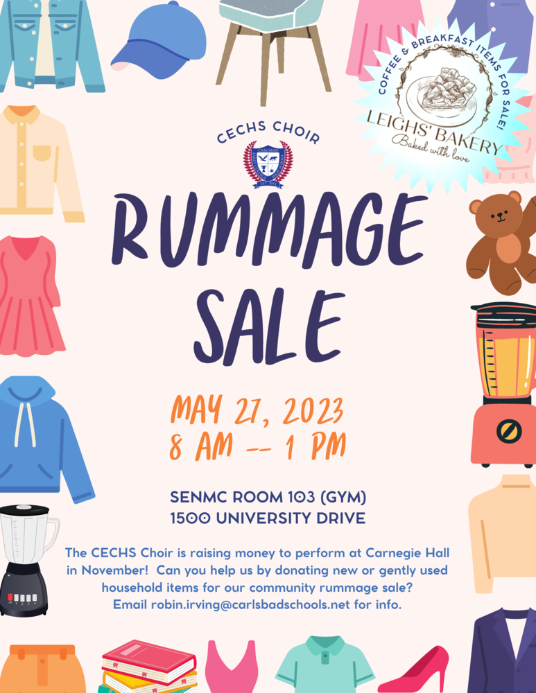 Flyer for Rummage Sale