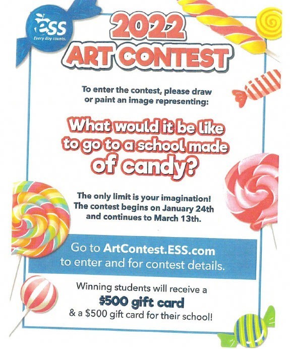 2022 Art Contest Flyer