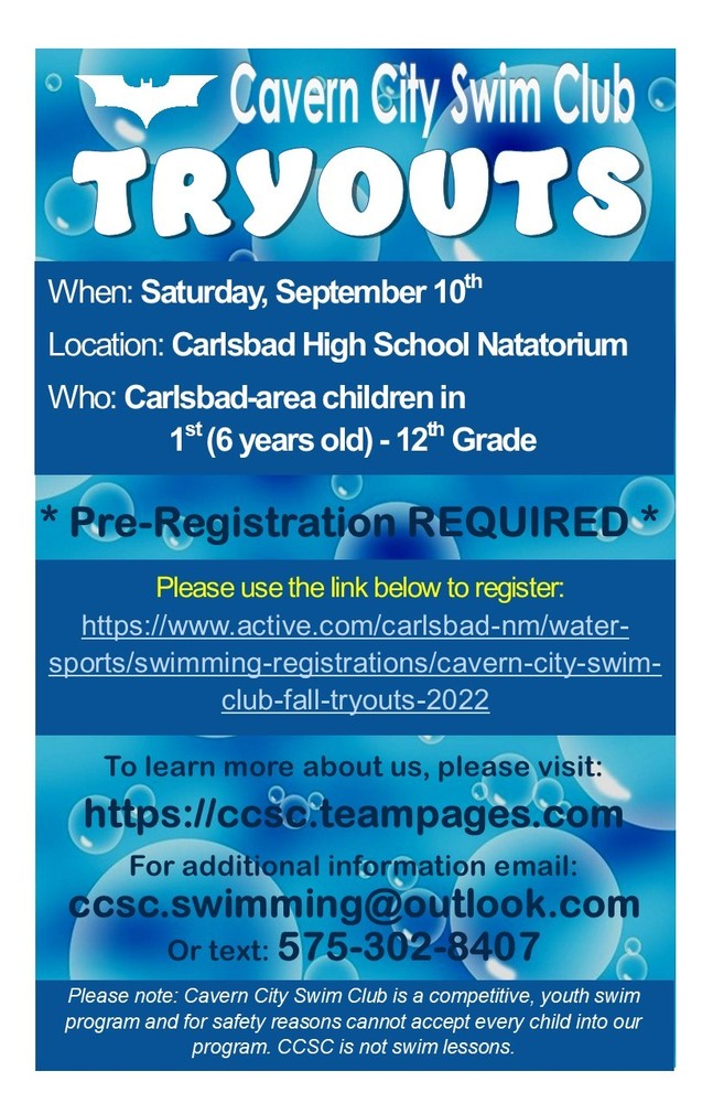 Tryouts Flyer