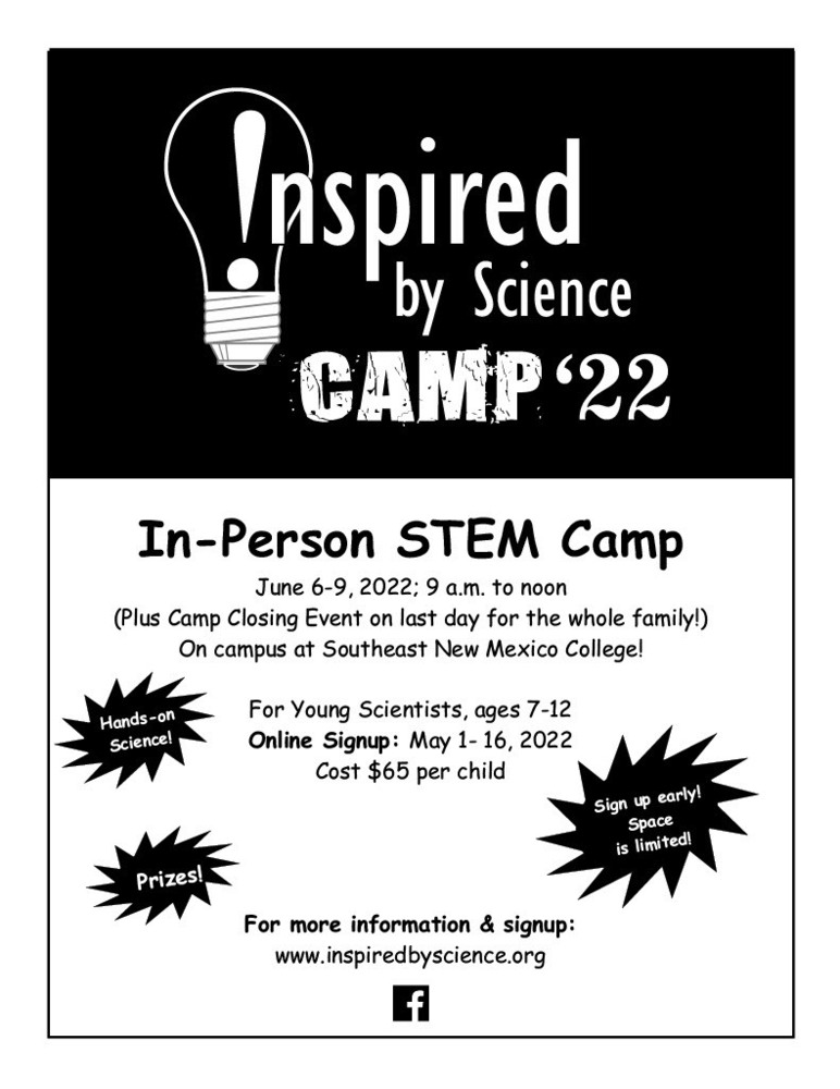 STEM Camp flyer