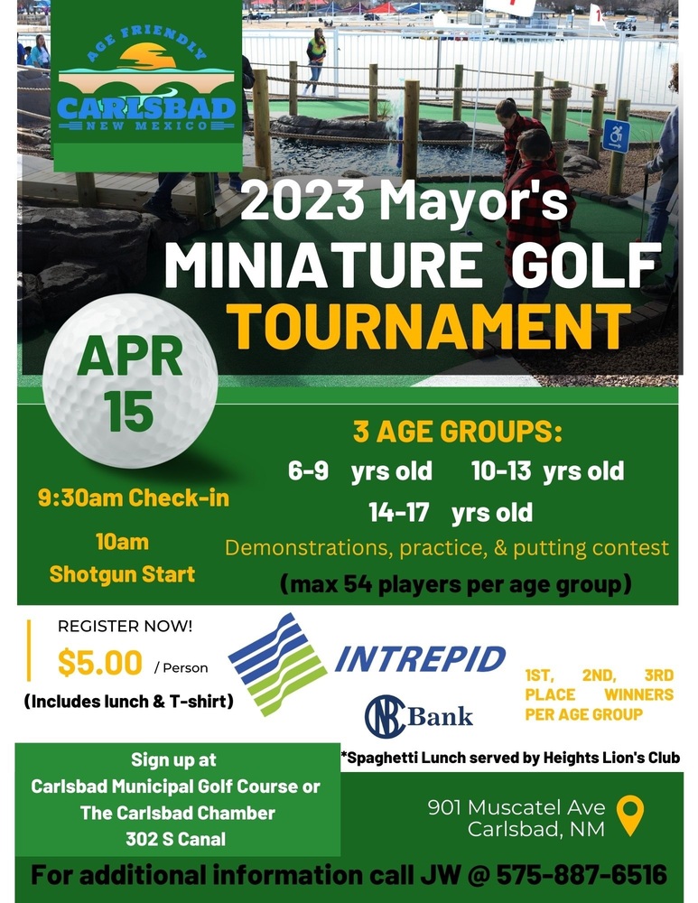 2023 Mayor's Miniature Golf Tournament