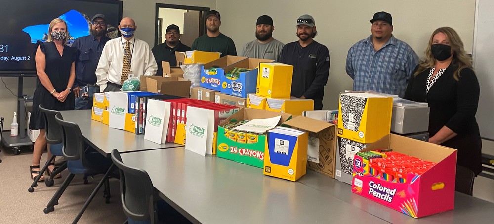 Carlsbad Kodiak and Kodiak Gas Services Corporate Office Supplies Donations