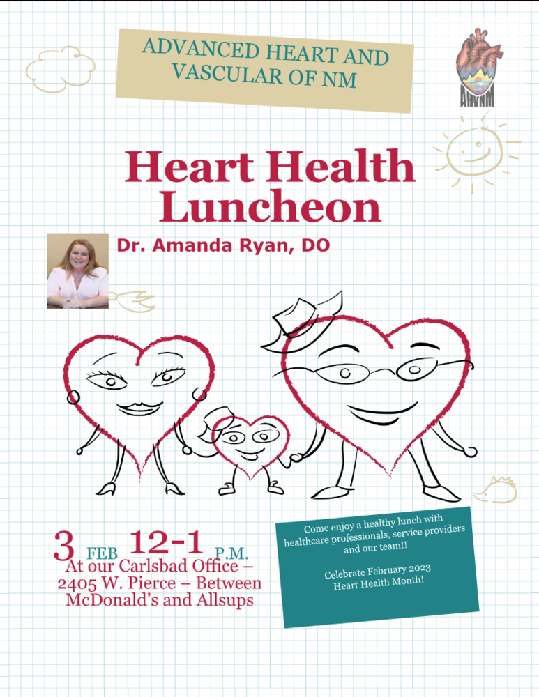 Heart Health Luncheon Dates
