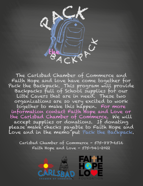 Pack the Backpack Flyer