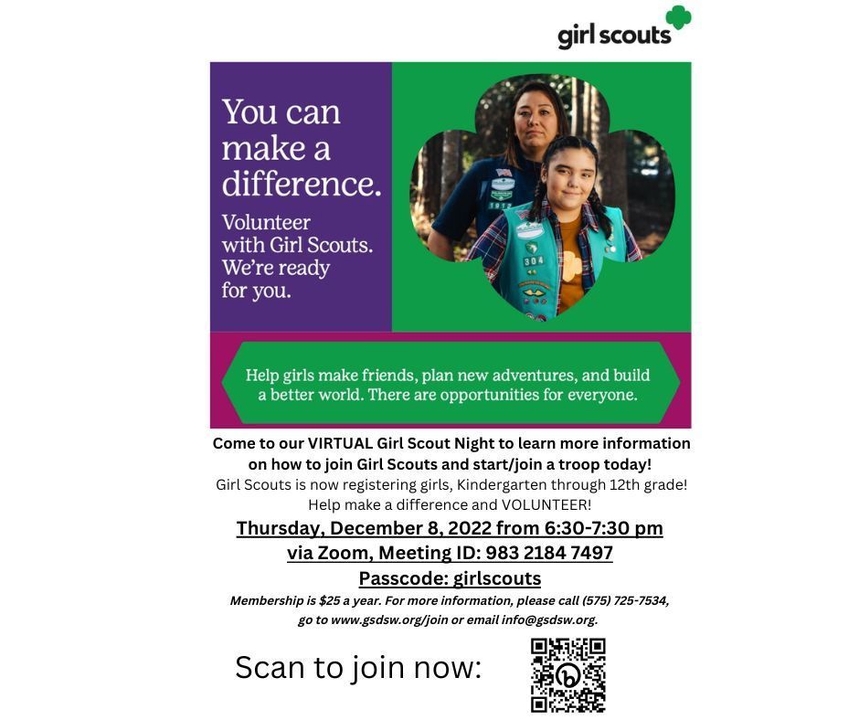 Girl Scouts Flyer