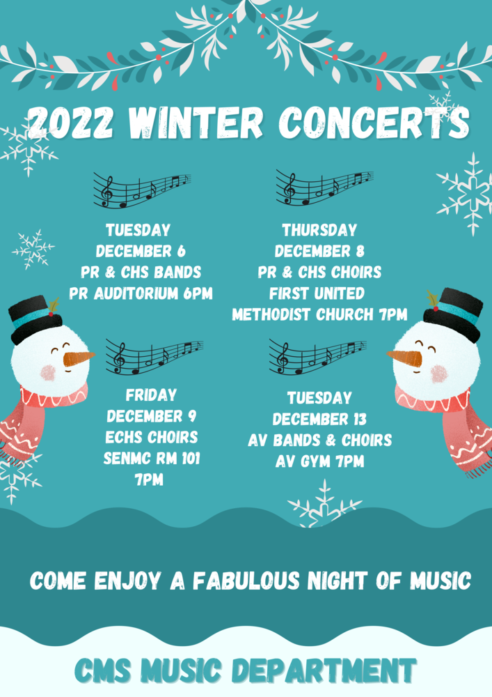 2022 Winter Concerts