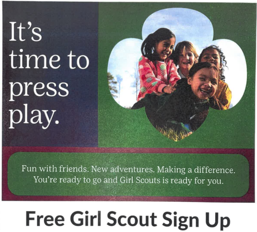 Free Girl Scout Sign Up for Girls Grades K-12